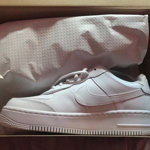 Air force 1 shadows all white